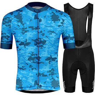 Maillot ciclismo hombre verano RUNCHITA 2019 MTB training contest pro cycling jersey summer short sleeve set Bicycle Sport Wear