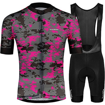 Maillot ciclismo hombre verano RUNCHITA 2019 MTB training contest pro cycling jersey summer short sleeve set Bicycle Sport Wear