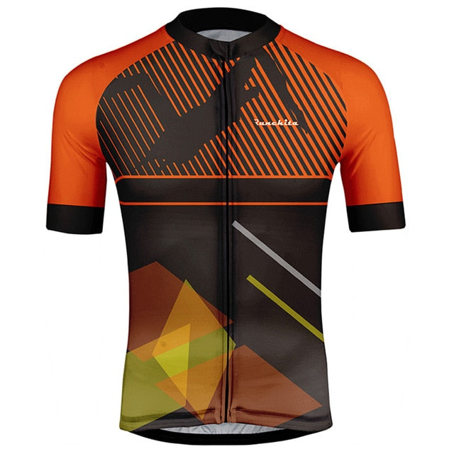 Maillot ciclismo hombre verano RUNCHITA 2019 MTB training contest pro cycling jersey summer short sleeve set Bicycle Sport Wear