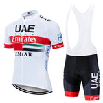 Team UAE Cycling Jerseys Bike Wear clothes Quick-Dry bib gel Sets Clothing Ropa Ciclismo uniformes Maillot Sport Wear