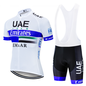 Team UAE Cycling Jerseys Bike Wear clothes Quick-Dry bib gel Sets Clothing Ropa Ciclismo uniformes Maillot Sport Wear