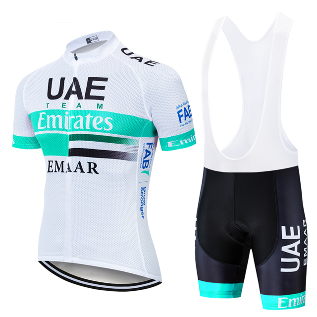 Team UAE Cycling Jerseys Bike Wear clothes Quick-Dry bib gel Sets Clothing Ropa Ciclismo uniformes Maillot Sport Wear