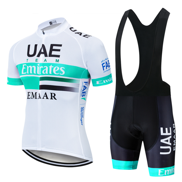 Team UAE Cycling Jerseys Bike Wear clothes Quick-Dry bib gel Sets Clothing Ropa Ciclismo uniformes Maillot Sport Wear
