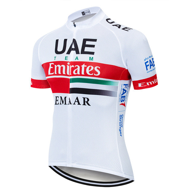 Team UAE Cycling Jerseys Bike Wear clothes Quick-Dry bib gel Sets Clothing Ropa Ciclismo uniformes Maillot Sport Wear