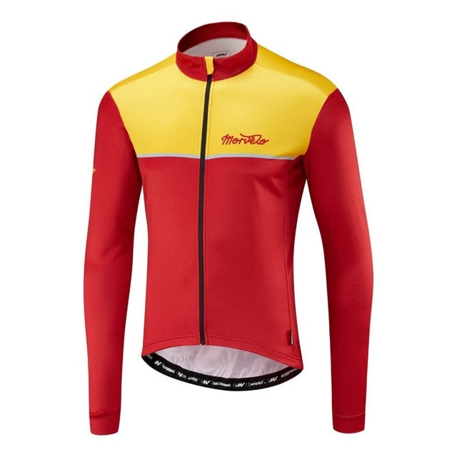 MORVELO 2020 Spring cycling clothing long sleeve cycle jersey Colorful road bike racing wear Sport shirt Camisa de ciclismo