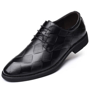 MULUHU Autumn New Dress Leather Shoes Men Casual Shoe Business Office Fashion Wedding Shoes Luxury High Quality Plus Size 38-48