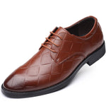 MULUHU Autumn New Dress Leather Shoes Men Casual Shoe Business Office Fashion Wedding Shoes Luxury High Quality Plus Size 38-48