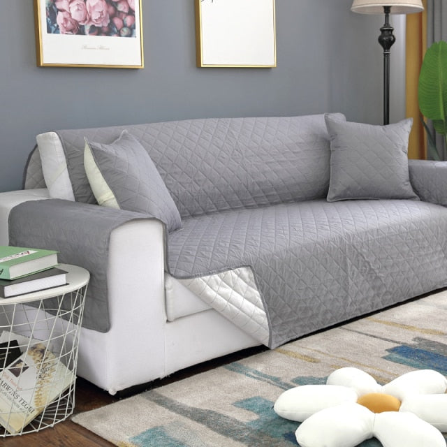 Modern Sofa Covers for Living Room Couch Cover Pet Dog Kids Mat Furniture Protector Reversible Armrest Slipcovers 1/2/3 Seater