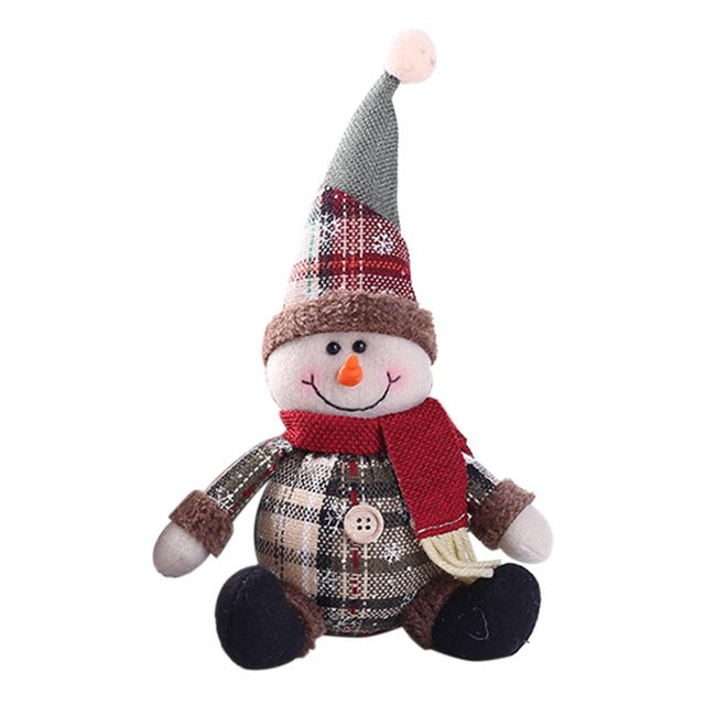 2021 Christmas Santa Doll Decoration Home Santa Doll Fabric Christmas Doll Merry Christmas Decorations for Home New Year supply