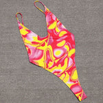 New Sexy high Leg cut One Piece Swimsuit Thong Swimwear Women Trikini 2023 Backless Monokini Brazilian Bathing Suit Swim wear