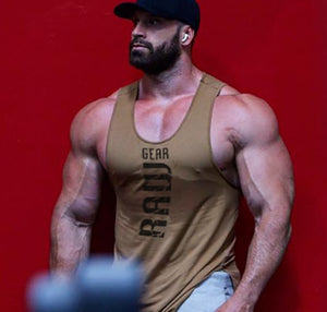 2021 new mens cotton tank tops shirt gym fitness vest sleeveless male casual bodybuilding sports man Workout clothes clothing
