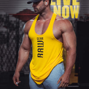 2021 new mens cotton tank tops shirt gym fitness vest sleeveless male casual bodybuilding sports man Workout clothes clothing
