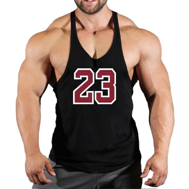 Gorilla wear fashion cotton sleeveless tank top men Fitness muscle shirt mens singlet Bodybuilding workout gym vest fitness men