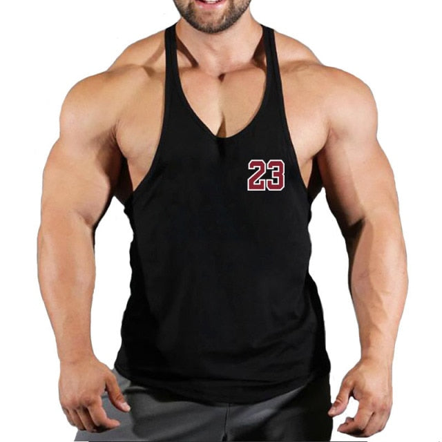 Gorilla wear fashion cotton sleeveless tank top men Fitness muscle shirt mens singlet Bodybuilding workout gym vest fitness men