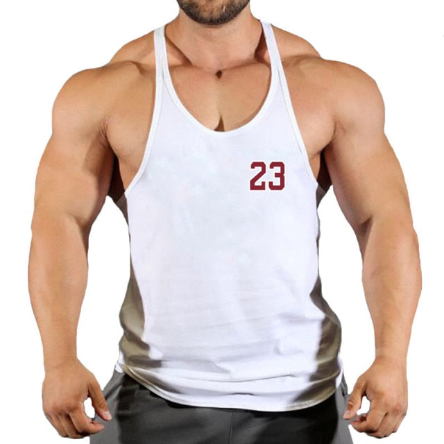 Gorilla wear fashion cotton sleeveless tank top men Fitness muscle shirt mens singlet Bodybuilding workout gym vest fitness men