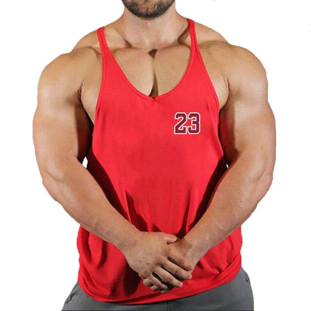 Gorilla wear fashion cotton sleeveless tank top men Fitness muscle shirt mens singlet Bodybuilding workout gym vest fitness men