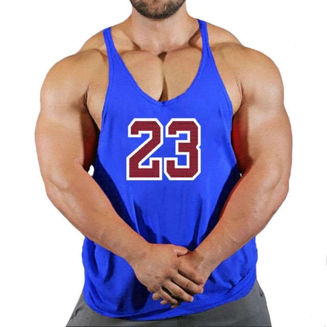 Gorilla wear fashion cotton sleeveless tank top men Fitness muscle shirt mens singlet Bodybuilding workout gym vest fitness men