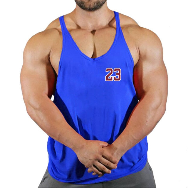 Gorilla wear fashion cotton sleeveless tank top men Fitness muscle shirt mens singlet Bodybuilding workout gym vest fitness men