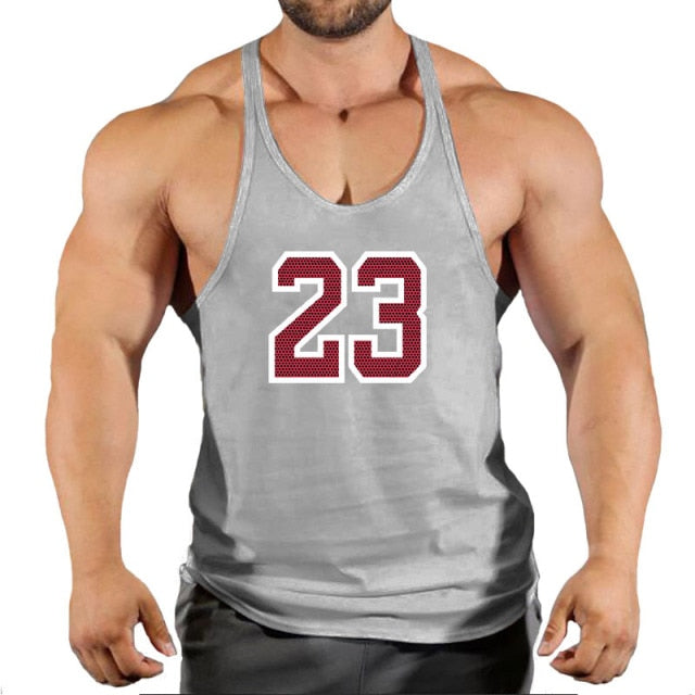 Gorilla wear fashion cotton sleeveless tank top men Fitness muscle shirt mens singlet Bodybuilding workout gym vest fitness men