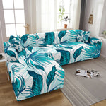 Flamingo Elastic Sofa Covers for Living Room Stretch Tropical Leaves Slipcovers Couch Cover L Shape Funda de sofá de esquina