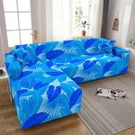 Flamingo Elastic Sofa Covers for Living Room Stretch Tropical Leaves Slipcovers Couch Cover L Shape Funda de sofá de esquina