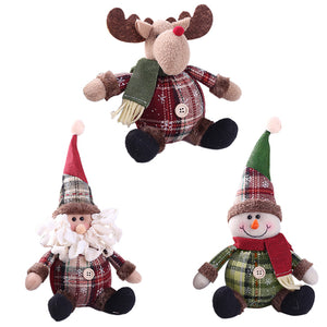 2021 Christmas Santa Doll Decoration Home Santa Doll Fabric Christmas Doll Merry Christmas Decorations for Home New Year supply