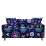 Christmas Stretch Sofa Cover Elastic Couch Cover Case for Corner Sectional Sofa funda de sofá L Shape Sofa Santa Claus Printed