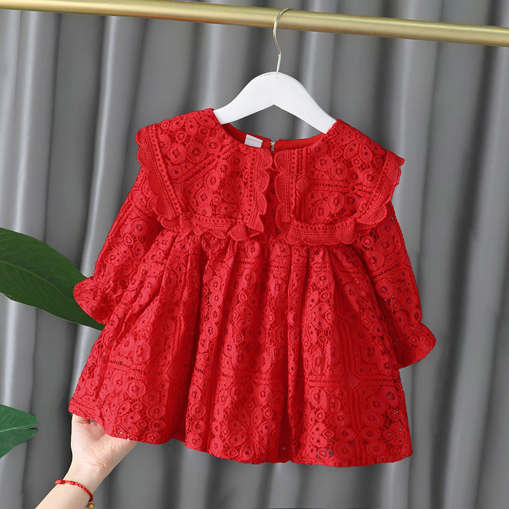 Popular Toddler Girls Dress Clothes Dresses for Girls - Long Sleeve 1st Birthday Clothing Outfits Toddler Girl Clothes