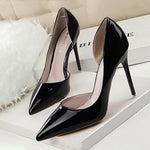 BIGTREE Shoes Patent Leather Heels 2022 Fashion Woman Pumps Stiletto Women Shoes Sexy Party Shoes Women High Heels 12 Colour