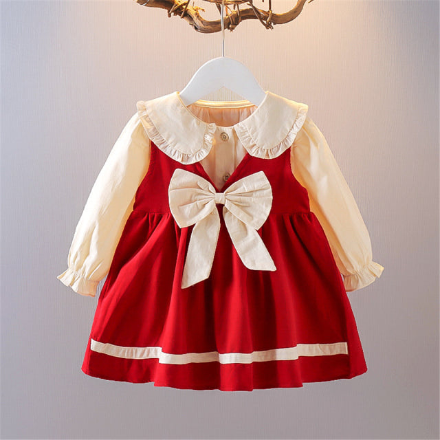Popular Toddler Girls Dress Clothes Dresses for Girls - Long Sleeve 1st Birthday Clothing Outfits Toddler Girl Clothes