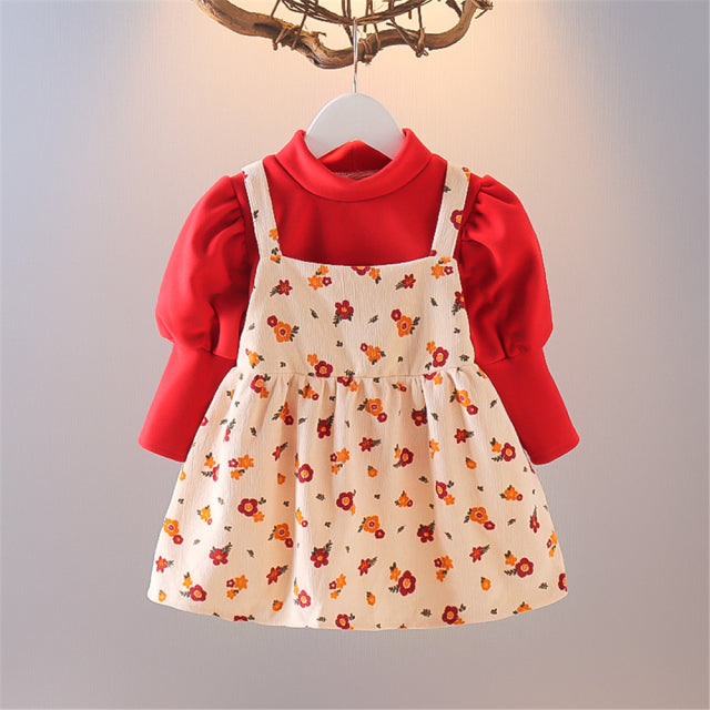 Popular Toddler Girls Dress Clothes Dresses for Girls - Long Sleeve 1st Birthday Clothing Outfits Toddler Girl Clothes