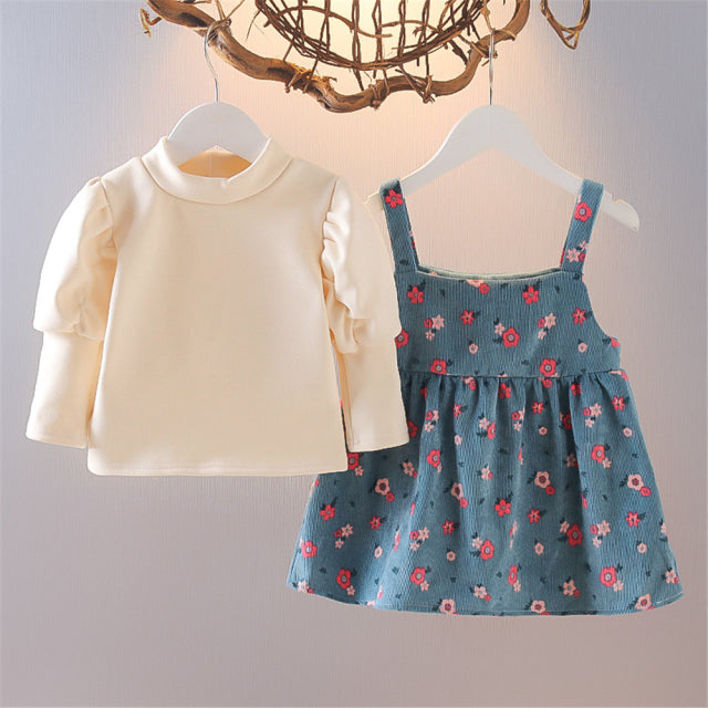 Popular Toddler Girls Dress Clothes Dresses for Girls - Long Sleeve 1st Birthday Clothing Outfits Toddler Girl Clothes