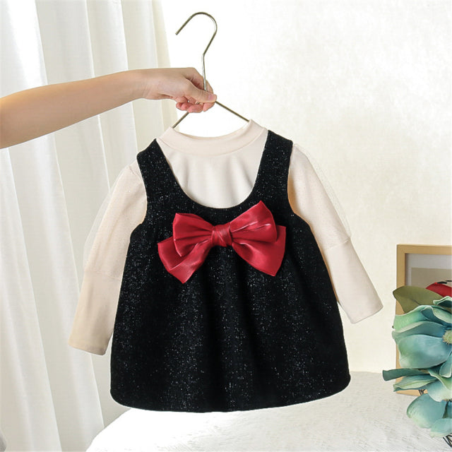 Popular Toddler Girls Dress Clothes Dresses for Girls - Long Sleeve 1st Birthday Clothing Outfits Toddler Girl Clothes
