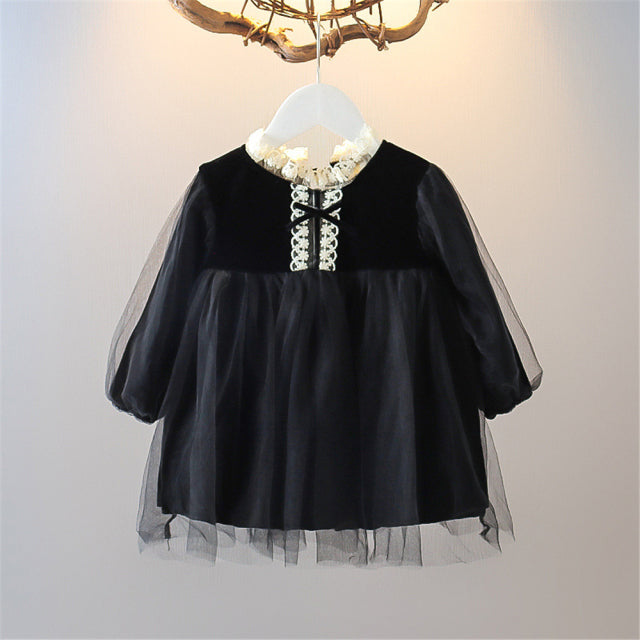 Popular Toddler Girls Dress Clothes Dresses for Girls - Long Sleeve 1st Birthday Clothing Outfits Toddler Girl Clothes