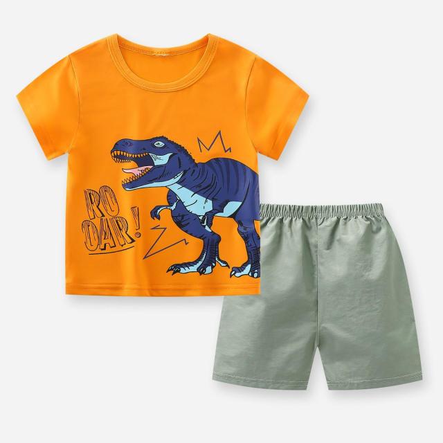Brand Cotton Baby Boy Sets Leisure Sports Baby Boy T-shirt with Shorts Sets - Toddler Baby Boy Clothing