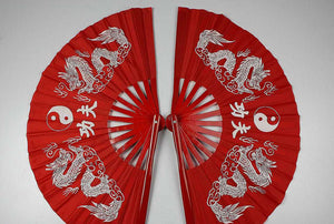 Tai chi double fan ,kung fu taiji fan bamboo fan  Martial arts double fan (1 pair)