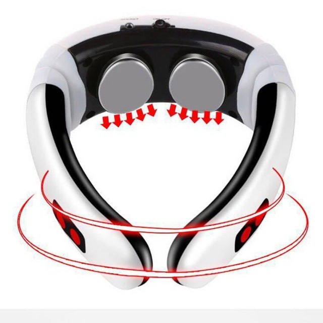 Multifunctional Neck Massager Physiotherapy Electrode Pads Cervical Massage Device Adjuvant Therapy Instrument Health Care