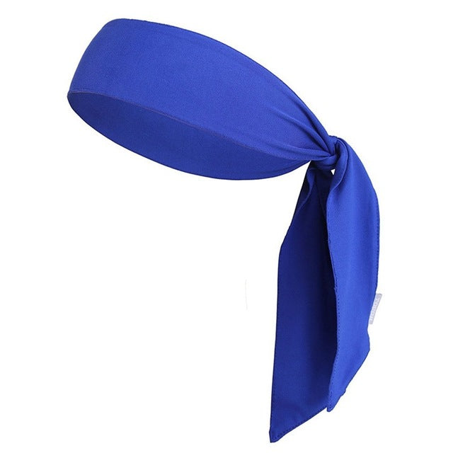 Sports Headband For Women And Men Non Slip Hair Band Sweatband Head Ties Ideal for Running Working Out Tennis Karate Volleyball