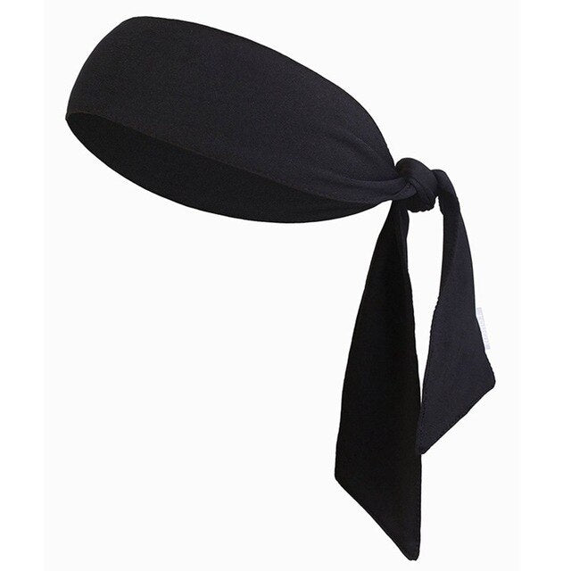 Sports Headband For Women And Men Non Slip Hair Band Sweatband Head Ties Ideal for Running Working Out Tennis Karate Volleyball