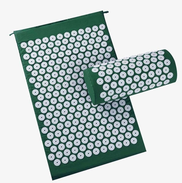 Acupressure Mat, Relieve Body Stress Natural Relief Stress Body Massage Pillow Cushion with bag
