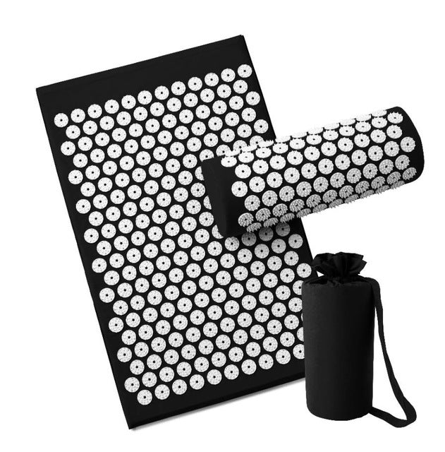Acupressure Mat, Relieve Body Stress Natural Relief Stress Body Massage Pillow Cushion with bag