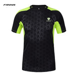 Pro Running T Shirt Gym Wear Men Round Collar Short Sleeve Compression Tights Athletic Sport Shirts Dry Fit Sportswear Patchwork