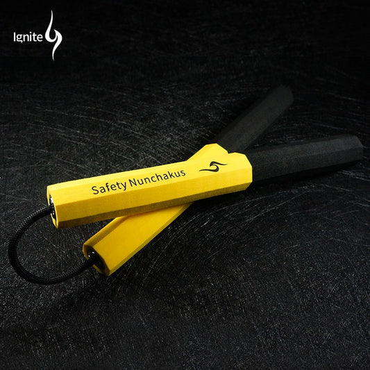 pro-environment Rodeo keselamatan Nunchakus/sponge foam shuangjieao/heavy-duty sponge Nunchakus martial arts training