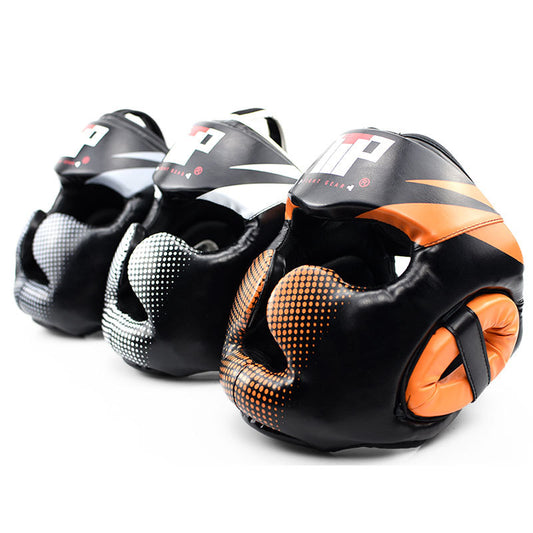 Muay Thai MMA Taekwondo Boxing Helmet Sanda Martial Arts Grappling Fight Training Headgear Protector Equipment 2018 DDO