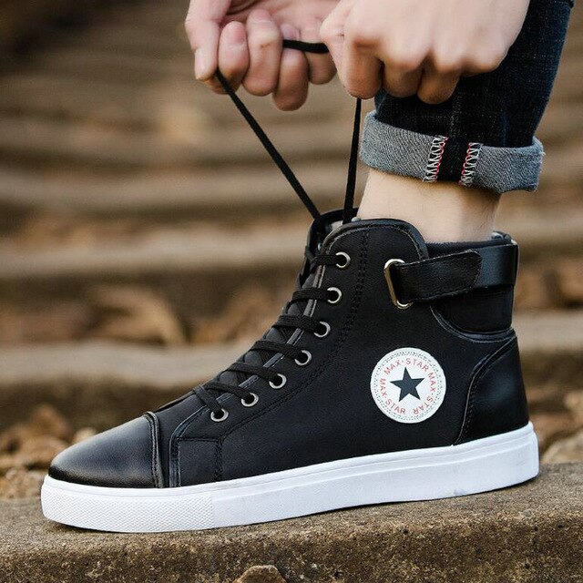 High Tops  brand antumn Boys / Male Walking Sport Outdoor Canvas shoes  mens sneakers Skateboarding Athletic  flats HD-84