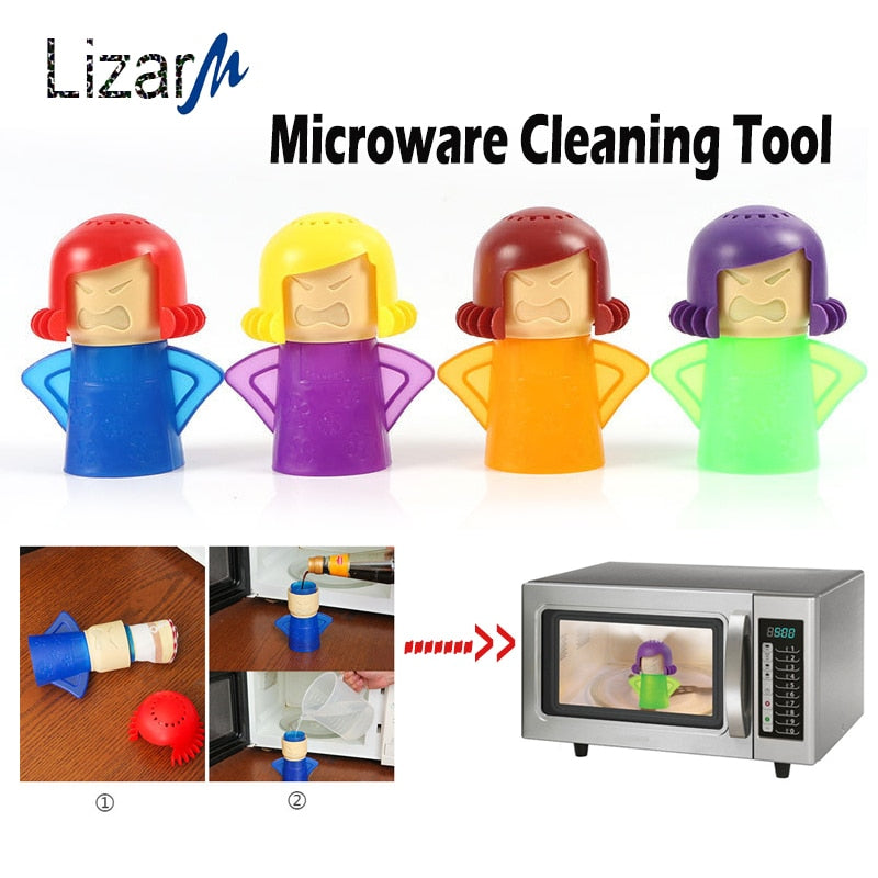 Best Selling  products Angry Mama Microwave oven Steam Cleaner Refrigerator keep clean Kitchen cleaning tools Easily Cleans