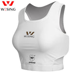 Wesing Women Karate Taekwondo Chest Guard Female MMA Boxing Muay Thai Chest Protector Girl Protective Gear DAO