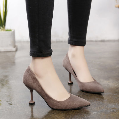 Marlisasa Women Cute High Quality Sweet Office High Heel Pumps Lady Fashion Pumps Classic Black Shoes Femmes Talons Hauts F273