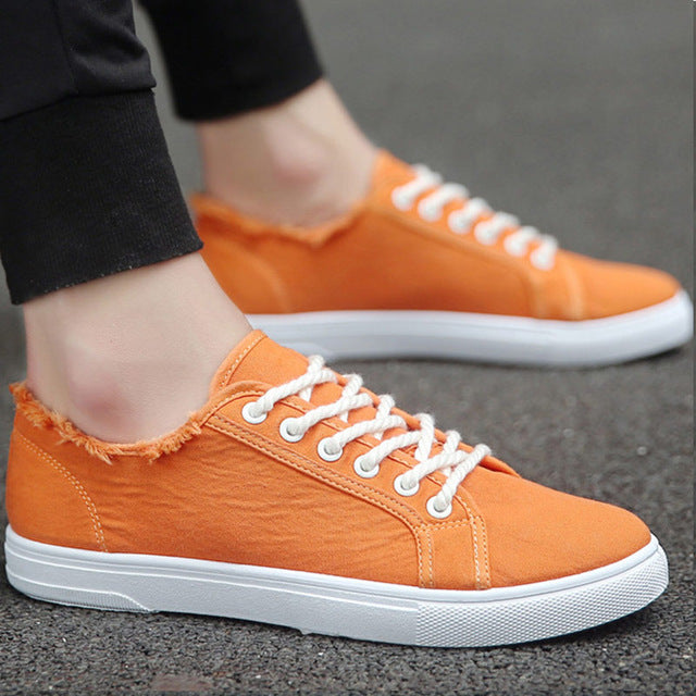 White Sneakers Men Casual Canvas Shoes 2019 New Arrival Breathable Canvas sneakers Man Sport shoes breathable sneakers